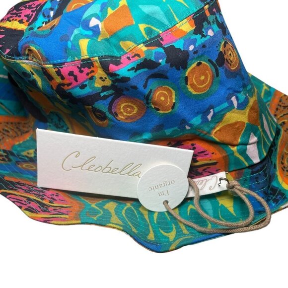 Cleobella Noa Bucket Hat in Paradiso Print NWT main image 5